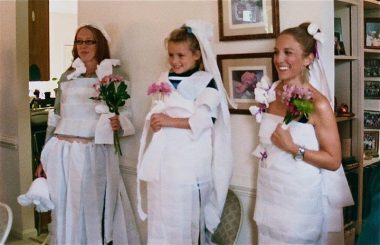 Toilet Paper Dresses