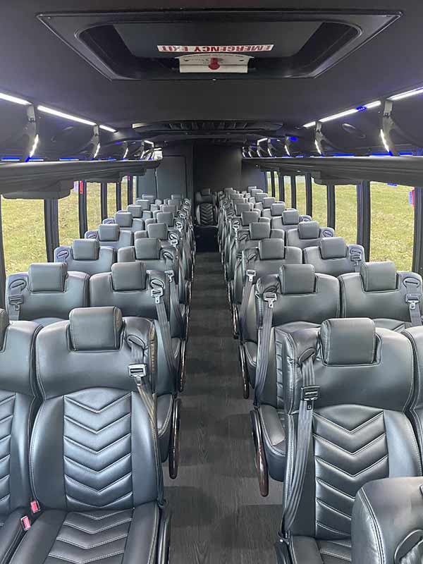 shuttle bus interior