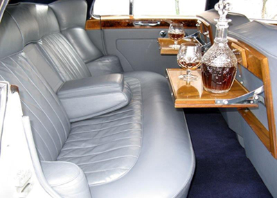 Inside the Rolls Royce