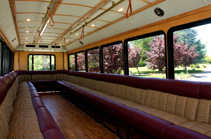 Inside of the Trolley