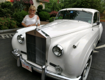 Rolls Royce and bride