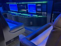 Interior of 12 Passenger Lincoln Aviator