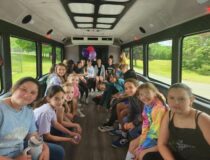Kids in a Party Bus