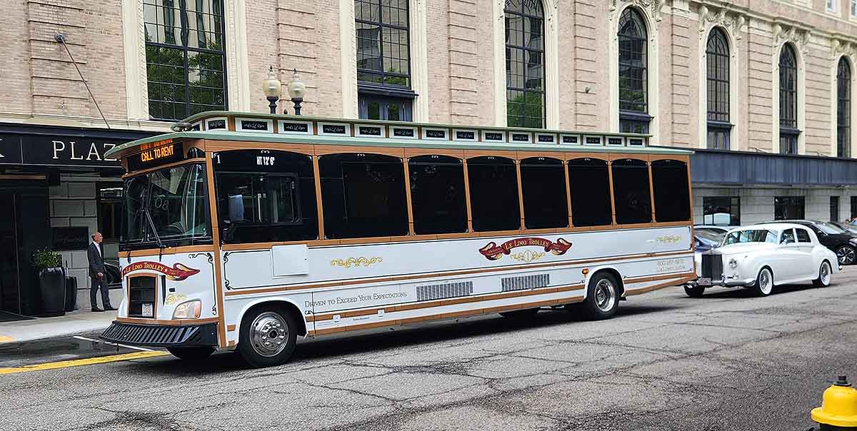 Trolley and Vintage Rolls